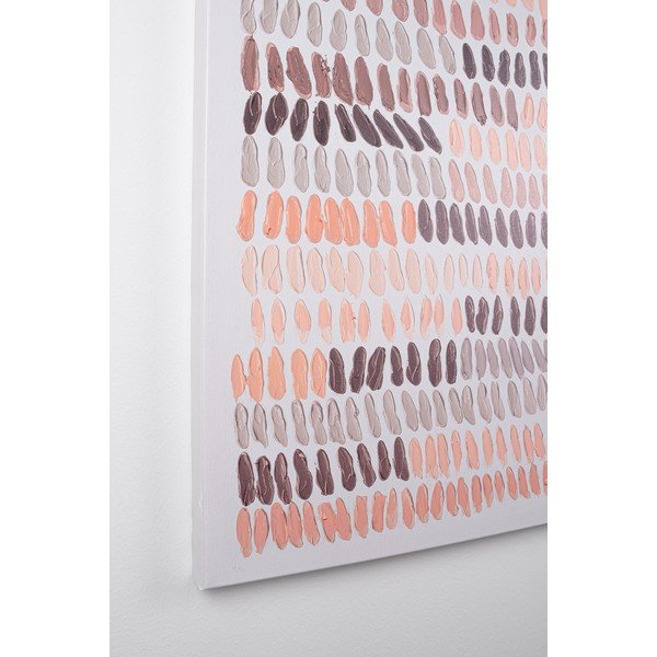Obraz s ručně malovanými prvky s rámem/na plátně 90x120 cm Naska – Bizzotto-image-1