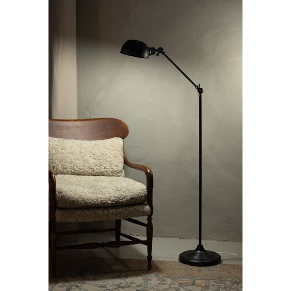 Černá stojací lampa (výška 143 cm) Portland – Markslöjd-image-1