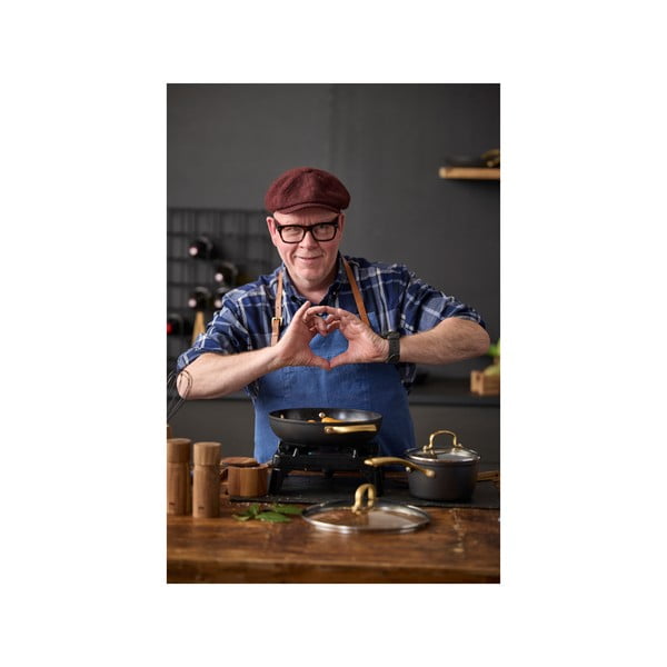 Hliníkový hrnec s nepřilnavým povrchem s pokličkou na indukci 2,6 l – Holm-image-3