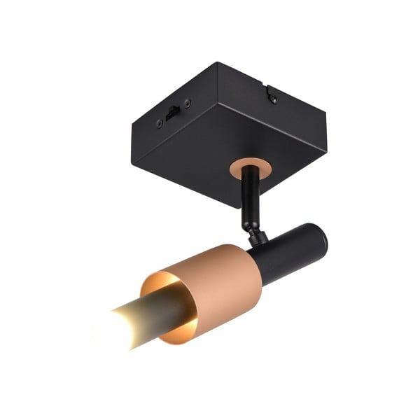 Černé/v bronzové barvě LED bodové svítidlo 20,5x10 cm Ikaris – Trio Select-image-3