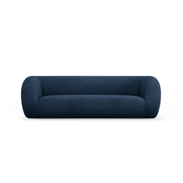 Modrá pohovka z textilie bouclé 230 cm Essen – Cosmopolitan Design