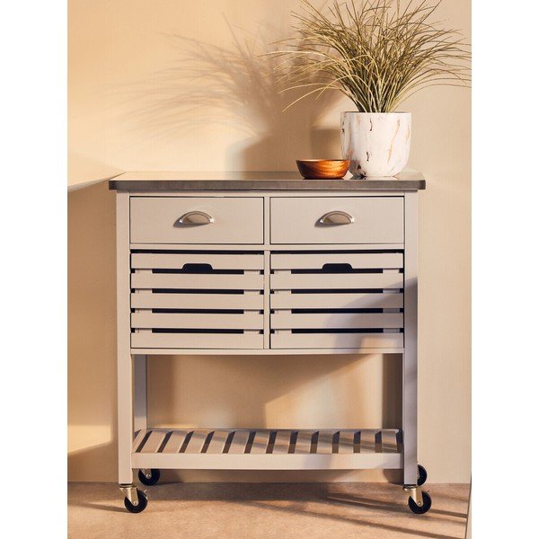 Servírovací stolek na kolečkách 46x86 cm Frankfurt – Premier Housewares-image-1