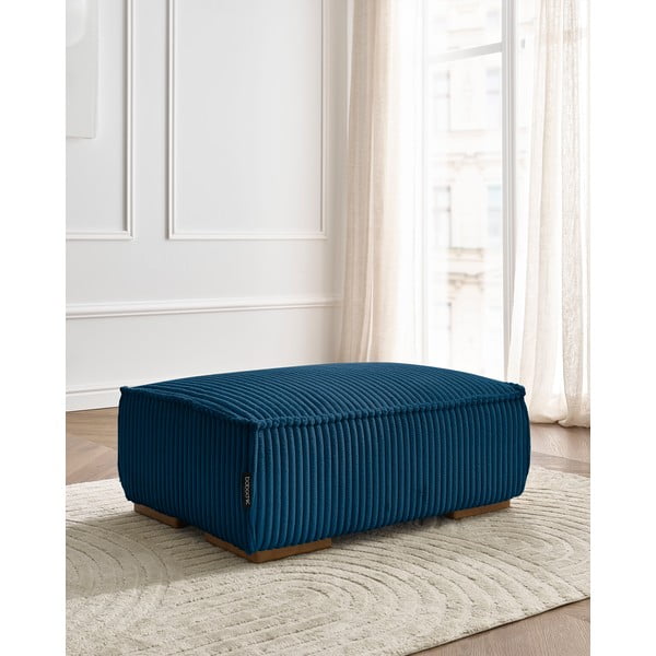 Modrá manšestrová podnožka Chelsea – Bobochic Paris-image-1