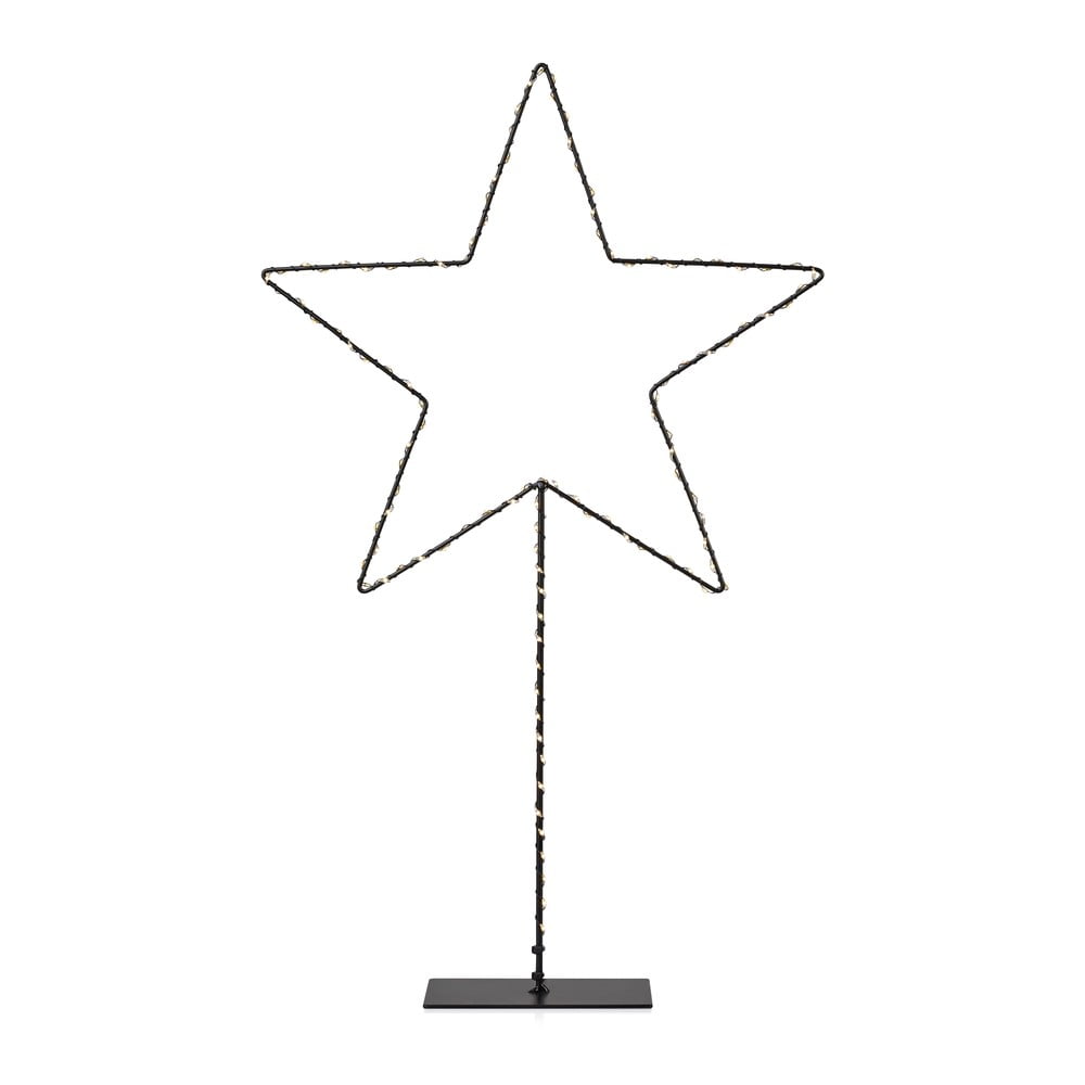 Černá vánoční světelná dekorace Markslöjd Alpha Star