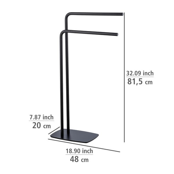 Ocelový stojan na ručníky Iria – Wenko-image-3