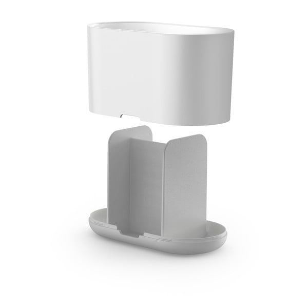 Bílý plastový kelímek na zubní kartáčky Duo – Joseph Joseph-image-2