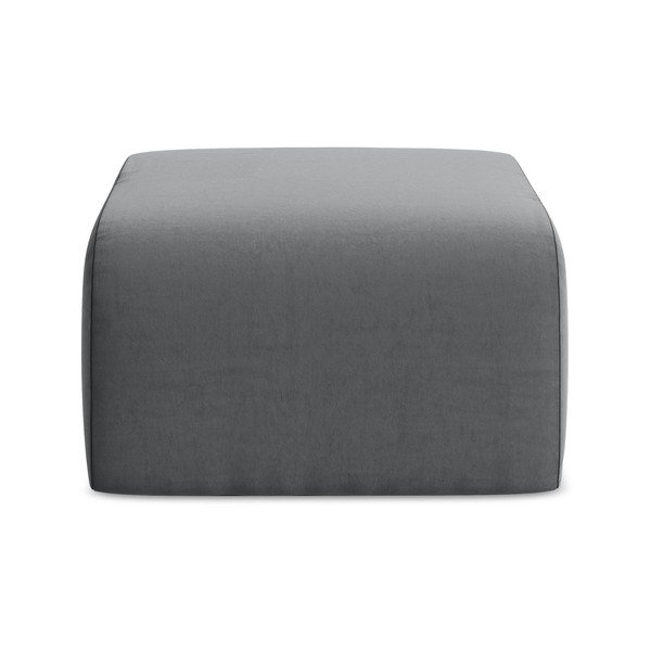 Šedá sametová podnožka Lani – Makamii-image-2