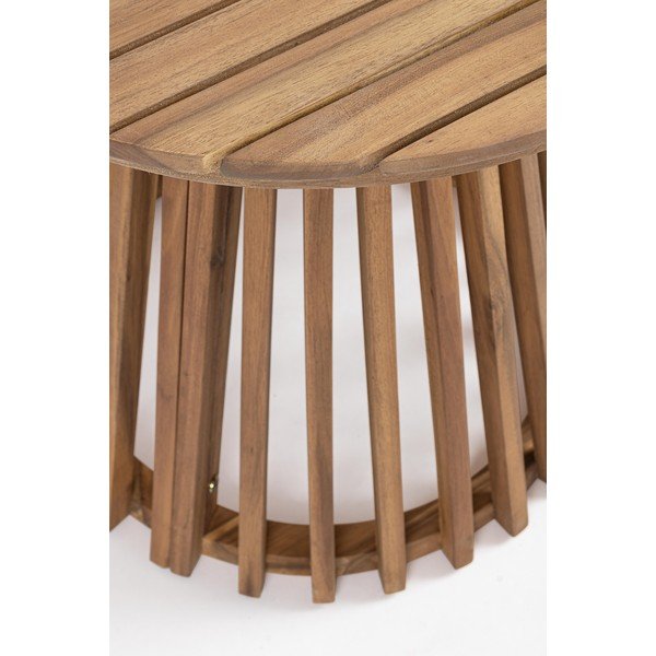 Kulatý zahradní stolek z masivu akácie ø 50 cm Rodano – Bizzotto-image-3