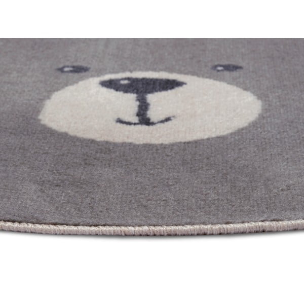 Šedý dětský koberec ø 140 cm Bear – Hanse Home-image-2