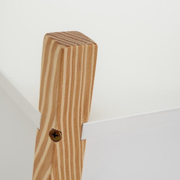 Bílá dětská knihovna s posuvnými dveřmi 70x77 cm – Casa Selección-image-3