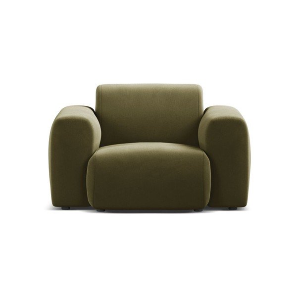 Khaki sametové křeslo Molino – Micadoni -image-2
