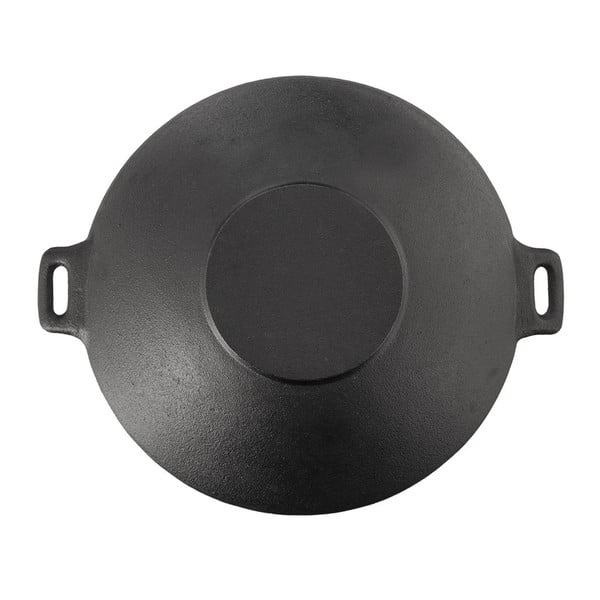Wok litinová pánev ø 30 cm Litina – Orion-image-2
