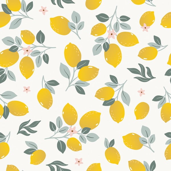 Dětská tapeta 10 m x 50 cm Lemons – Lilipinso