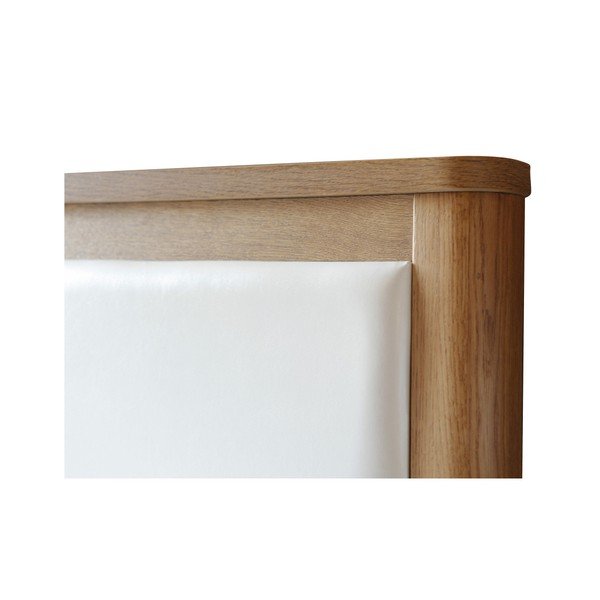 Bílá dvoulůžková postel Mazzini Beds Scandi, 140 x 200 cm-image-1