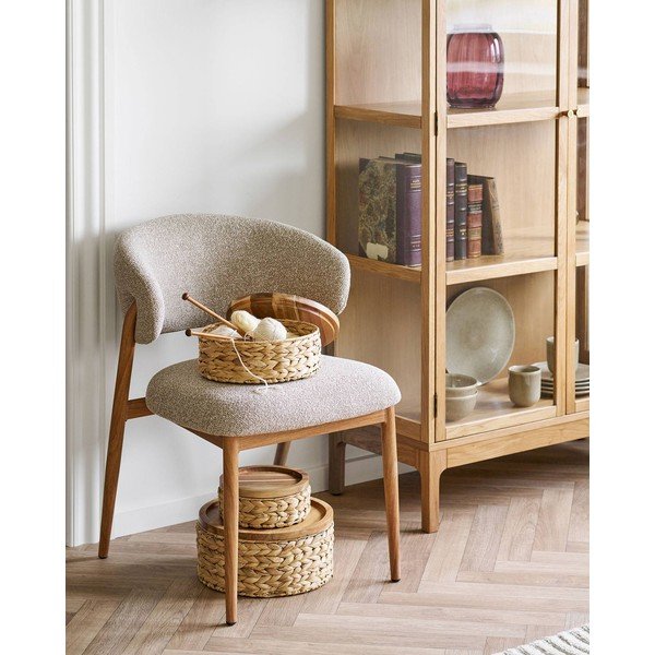 Košíky v sadě 3 ks z vodního hyacintu ø 30x15 cm Botofte – House Nordic-image-1