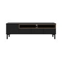 Černý TV stolek 156x48x48 cm Roomers – Tvilum