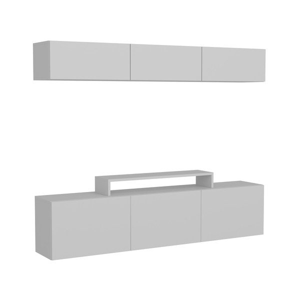 Bílá TV stěna Mobito Design Line-image-1