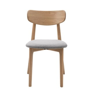 Jídelní židle ve světle šedo-přírodní barvě Elim – Unique Furniture