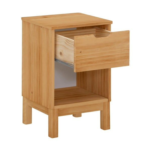 Noční stolek z borovicového dřeva v přírodní barvě Post – Støraa-image-1
