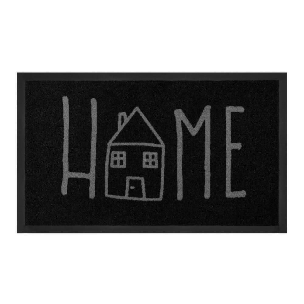 Černá rohožka Hanse Home Easy Home, 45 x 75 cm