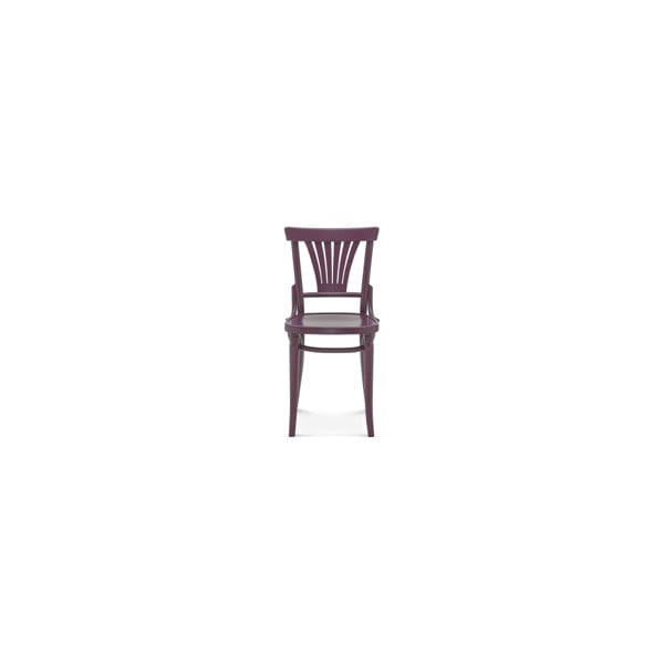 Fialová dřevěná židle Fameg Mathias