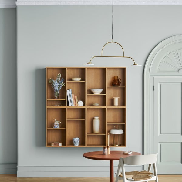 Závěsná knihovna v dekoru dubu v přírodní barvě 70x70 cm Mistral – Hammel Furniture-image-2