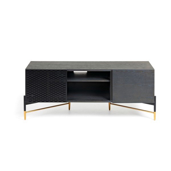 Černý TV stolek Kave Home Norfort-image-4