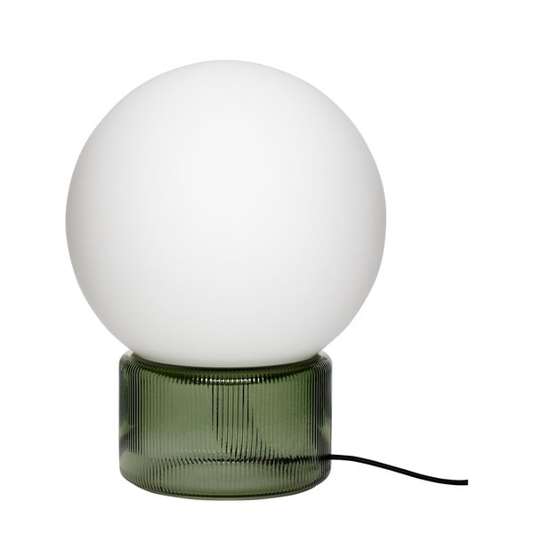 Bílo-zelená stolní lampa (výška 33 cm) Sphere – Hübsch