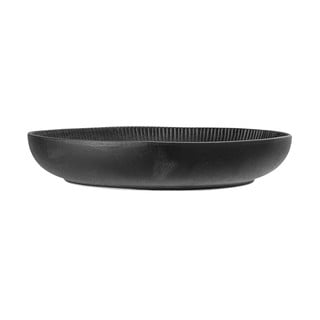 Černá miska z kameniny Bloomingville Neri, ø 33 cm
