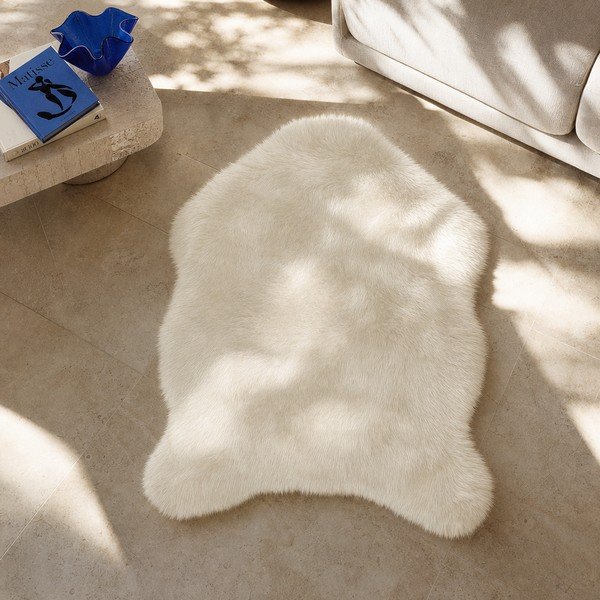 Béžová umělá kožešina Tiseco Home Studio Sheepskin, 180 x 270 cm-image-1