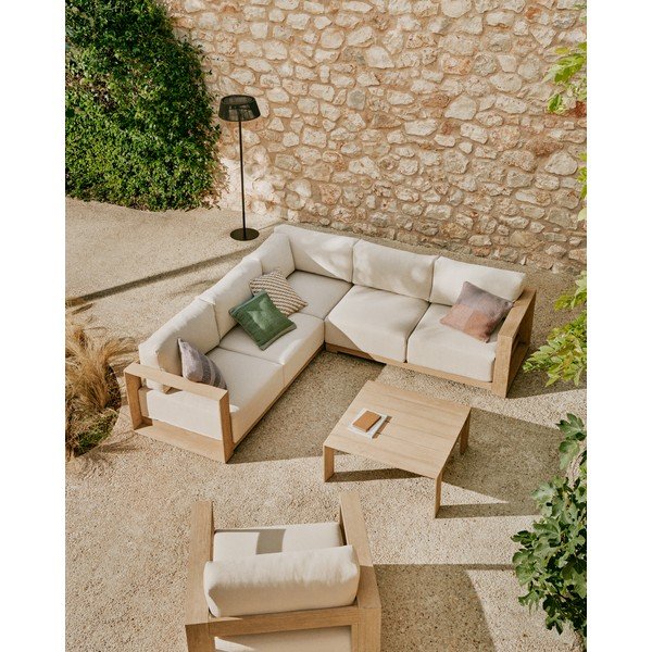 Zahradní konferenční stolek z masivu akácie 82,5x82,5 cm Ambra – Kave Home-image-2