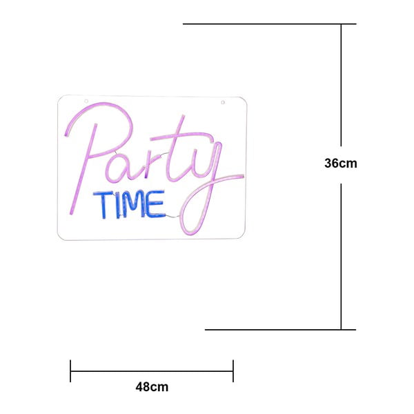 Růžová LED neonová světelná dekorace 5 W Plexy – Star Trading-image-3