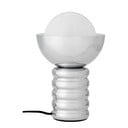 Stolní lampa ve stříbrné barvě se skleněným stínidlem (výška 32 cm) Spike – Bloomingville