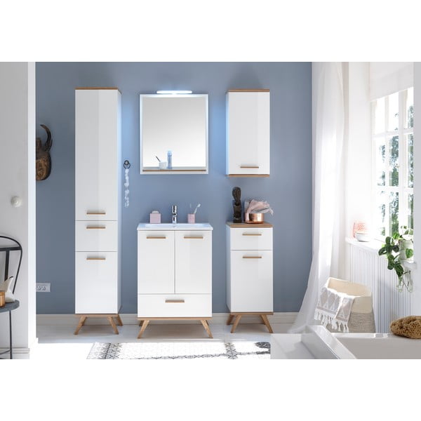 Nástěnné zrcadlo s poličkou  60x75 cm Set 923 - Pelipal-image-3