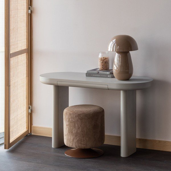 Béžový konzolový stolek 50x120 cm Mael – WOOOD-image-4