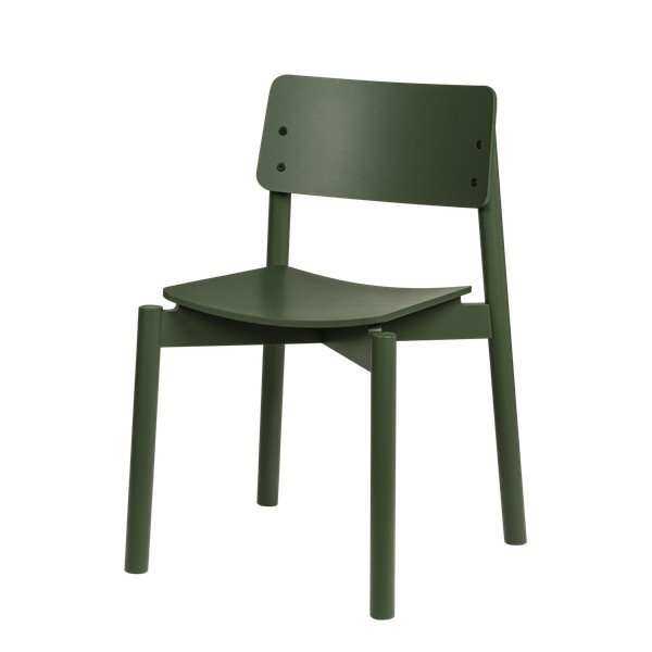 Zelená stohovatelná jídelní židle Wem – noo.ma
