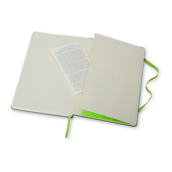 Šedý linkovaný zápisník v pevné vazbě Moleskine, 240 stran-image-4