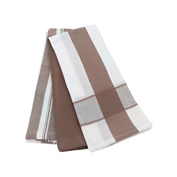 Bavlněné utěrky v sadě 3 ks 45x70 cm Vafle – JAHU collections