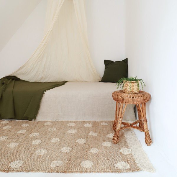 Ručně vyrobený koberec ze směsi juty a bavlny Nattiot Nop, 100 x 150 cm-image-2