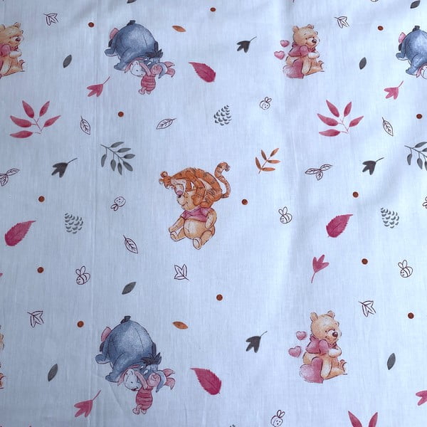 Bavlněné dětské povlečení do postýlky 100x135 cm Winnie the Pooh – Jerry Fabrics-image-3