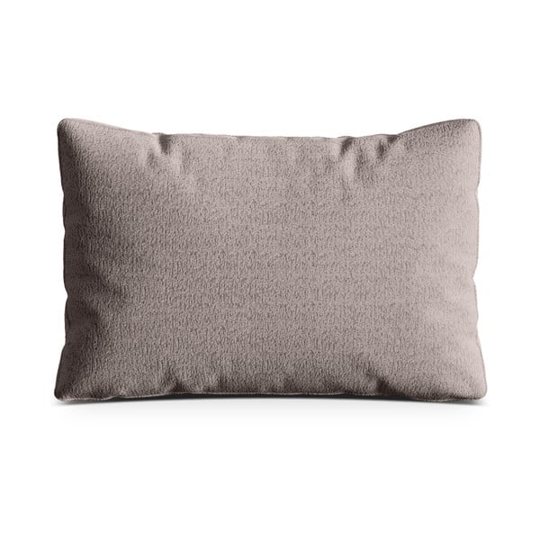 Šedobéžový polštář na gauč z textilie bouclé Kemi – Cosmopolitan Design