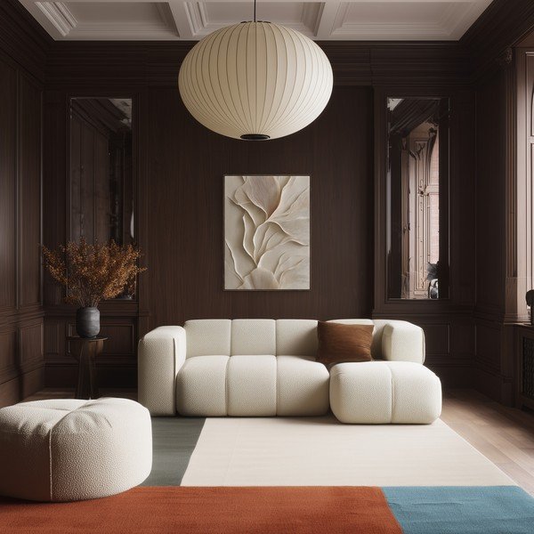 Tištěný obraz s rámem 60x80 cm Gentle Curves – Styler-image-4