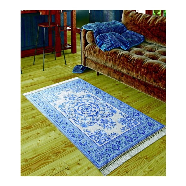 Dětský koberec Bergama Blue, 80 x 150 cm