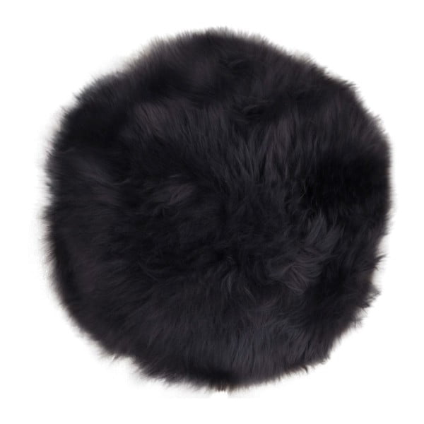 Černá ovčí kožešina House Nordic Circle, 35 cm