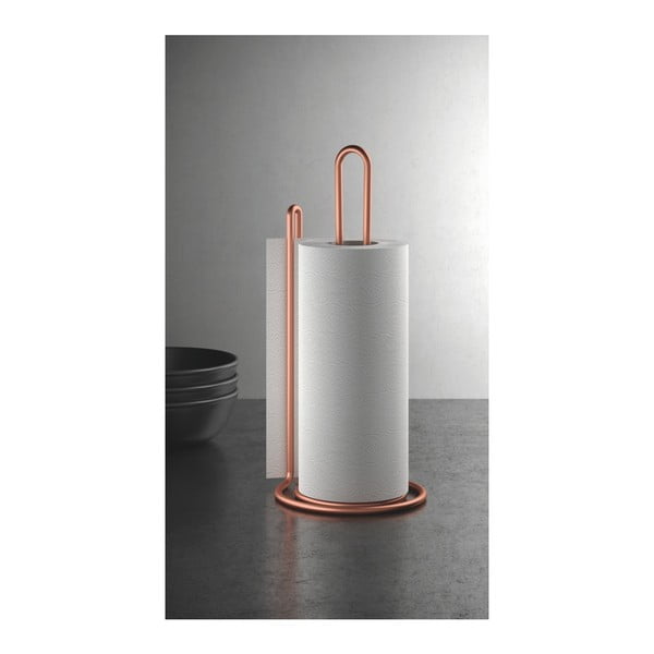 Stojan na papírové utěrky v měděné barvě Metaltex-image-3