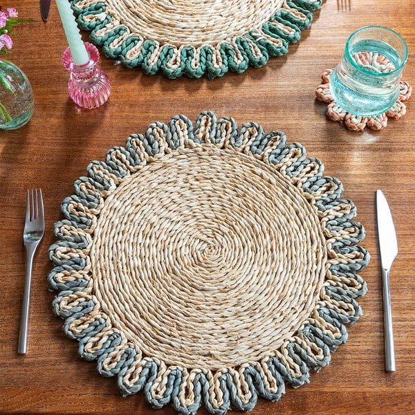 Prostírání z kukuřičného šustí ø 38 cm Corn Husk – Rex London-image-4