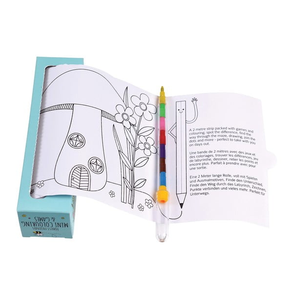 Cestovní sada dětských omalovánek a rébusů Rex London Forest-image-3