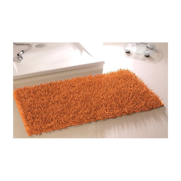 Koupelnová předložka Metallic Look Orange, 50x70 cm