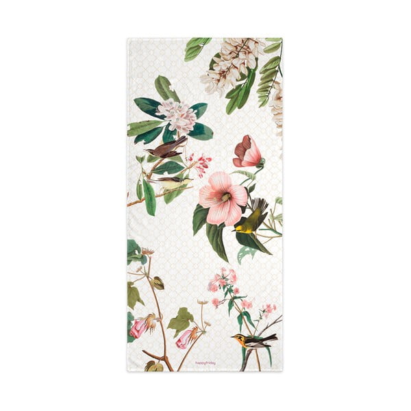Bílá osuška 70x150 cm Blooming – Happy Friday