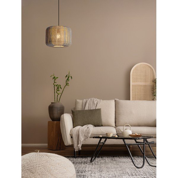 Modré/v přírodní barvě provazové závěsné svítidlo ø 33 cm Abby – Nova Luce-image-2